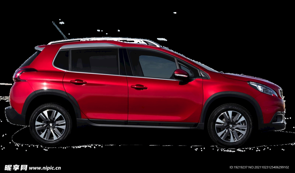 红色SUV