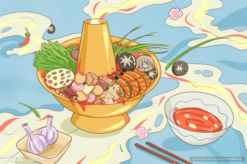 火锅美食