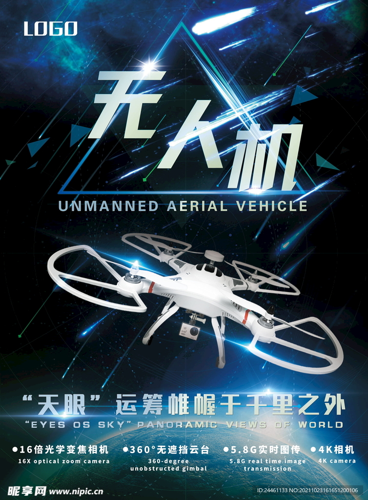 无人机海报