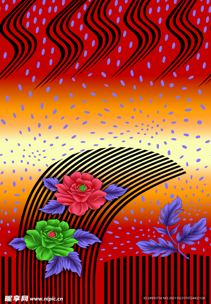 定位花