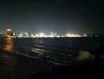 双月湾海边夜景