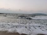 双月湾海边 潮水