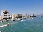 双月湾 港口 渔船 海湾 