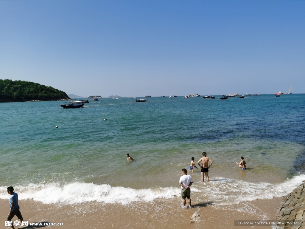 惠州双月湾海滩游玩