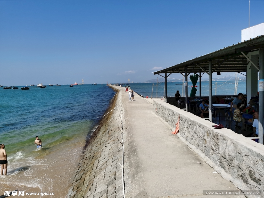 惠州双月湾海堤