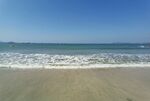 惠州双月湾 大海 海浪 沙滩