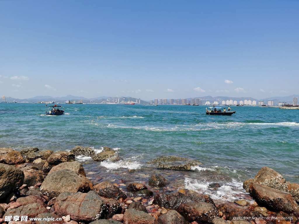 惠州双月湾圆洲岛 大海