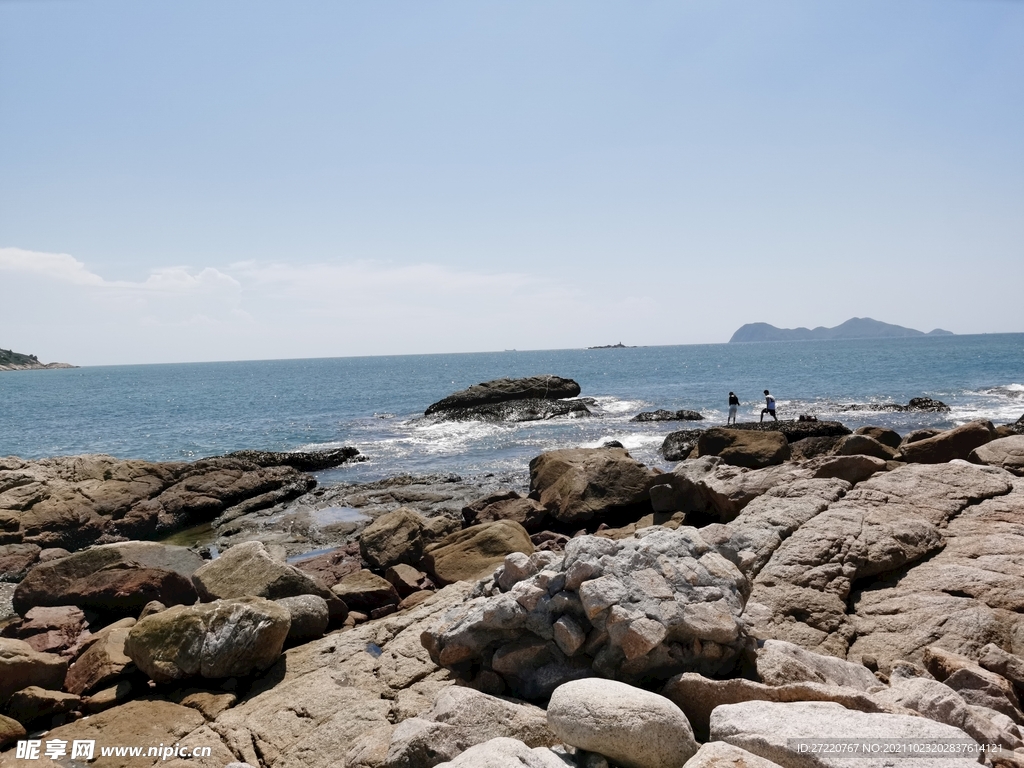 惠州双月湾圆洲岛礁石