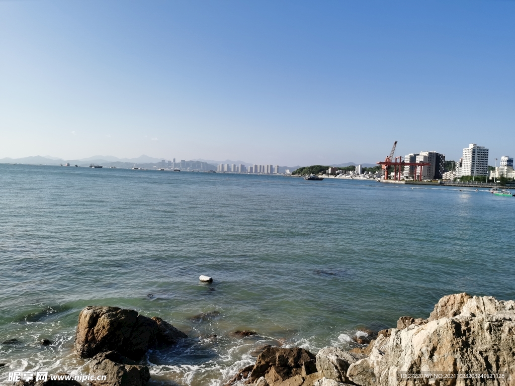 惠州双月湾海滩风景