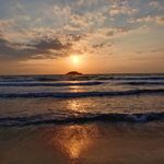惠州双月湾日出  红日  大海