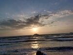 惠州双月湾大海看日出