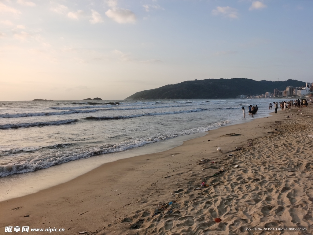 惠州双月湾海滩风情