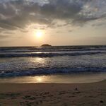 惠州双月湾海滩日出