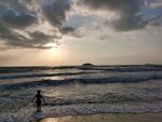 双月湾  大海日出