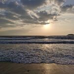 海边日出
