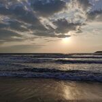 大海  日出