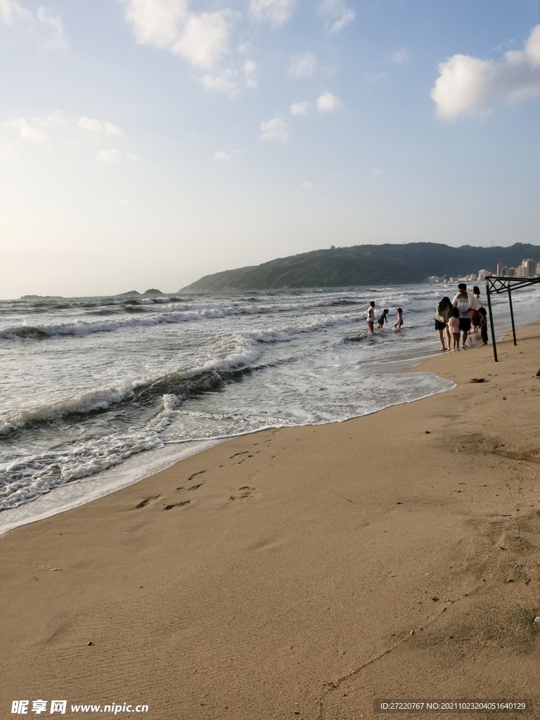 惠州双月湾沙滩风景