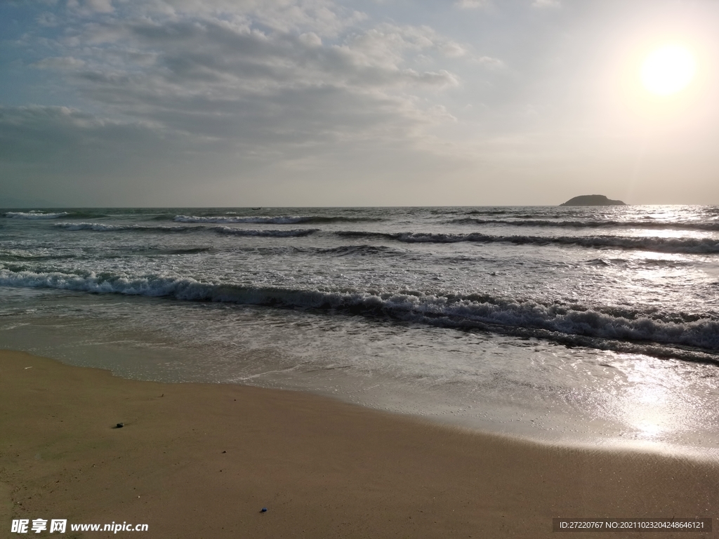 惠州虹海湾 日出  海滩 大海