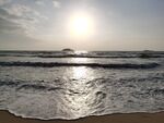 惠州虹海湾 日出  大海 海浪