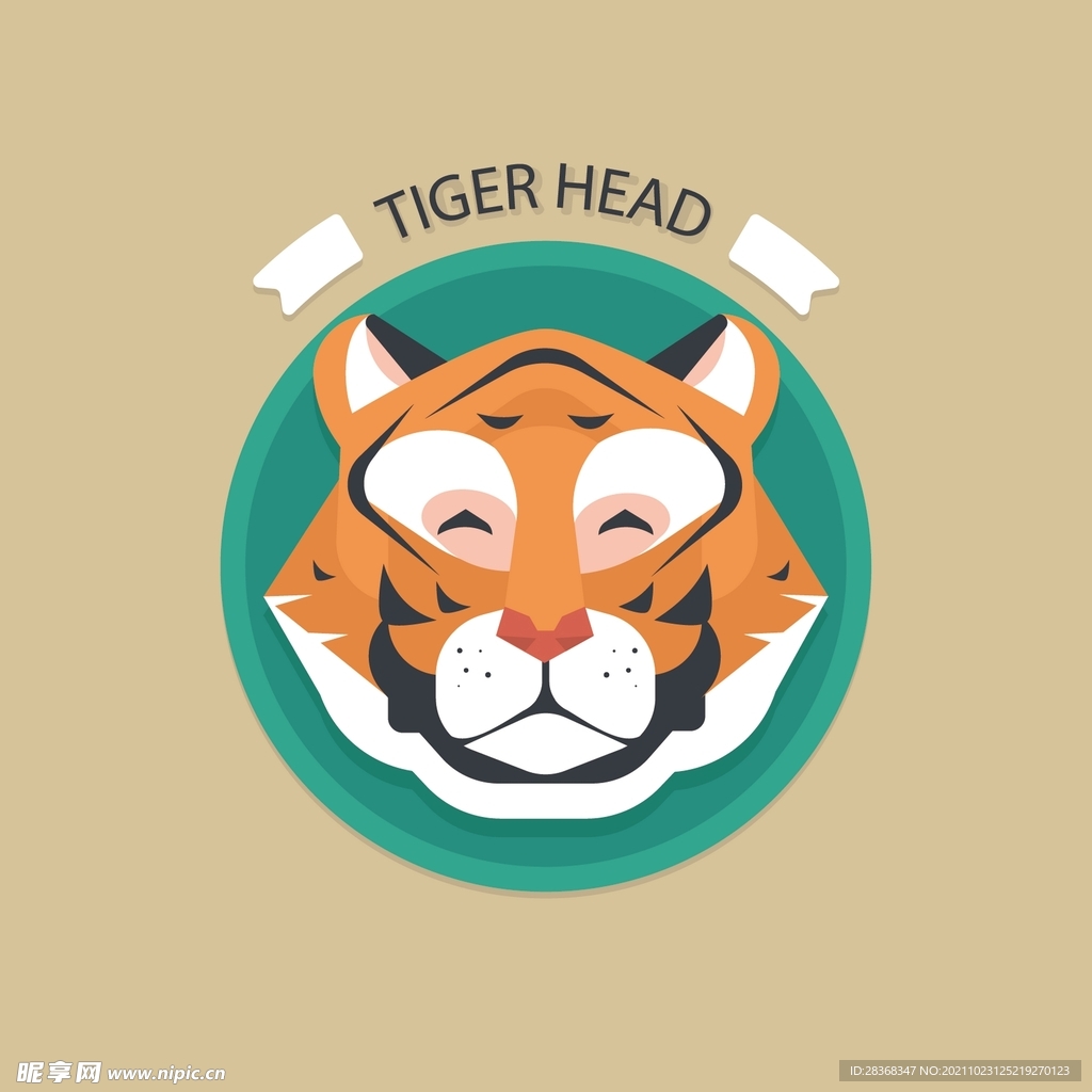 老虎头素材