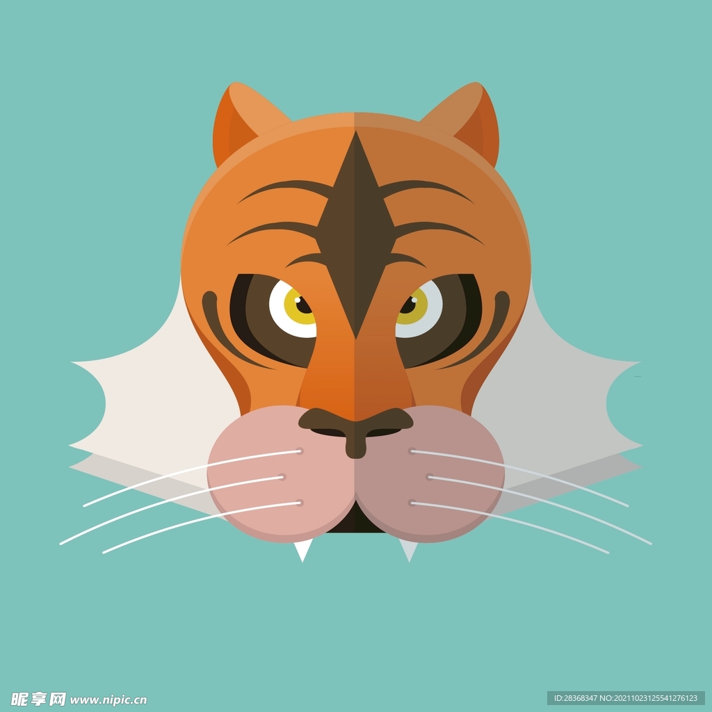 老虎头素材