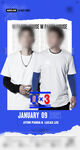 男子DJ组合ux3海报