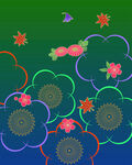 日式花纹           