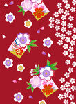 日式花纹           