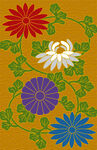 日式花纹           