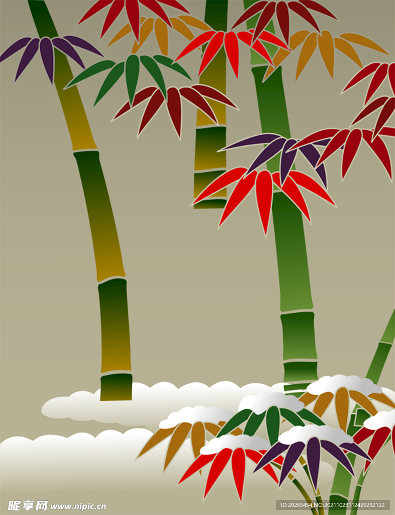 日式花纹           