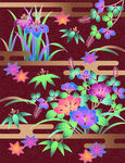 日式花纹           