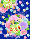 日式花纹           
