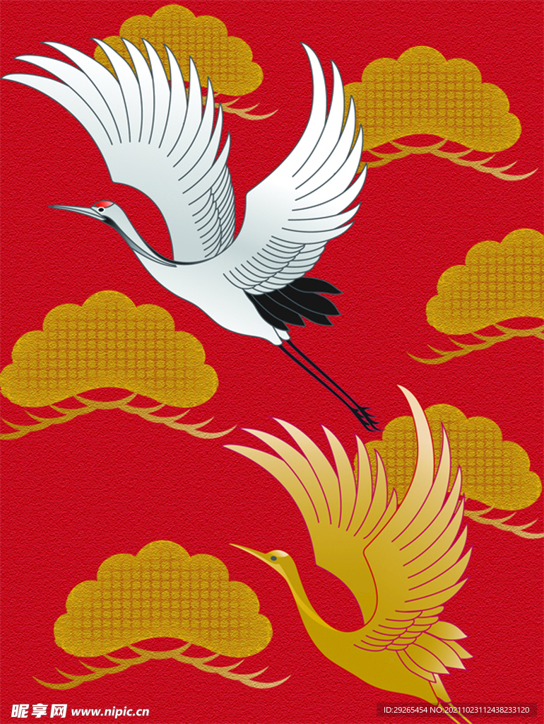 日式花纹           