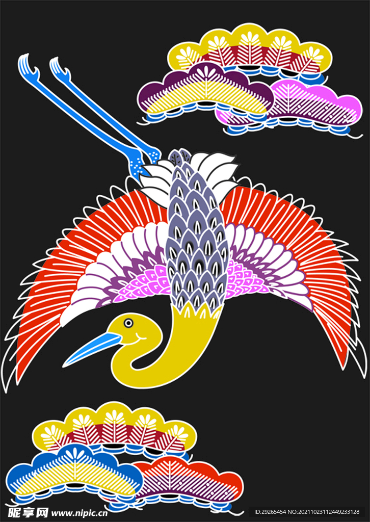日式花纹           