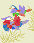 日式花纹           
