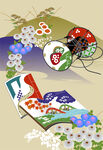 日式花纹           