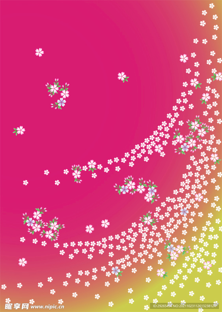 日式花纹           