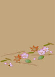 日式花纹           