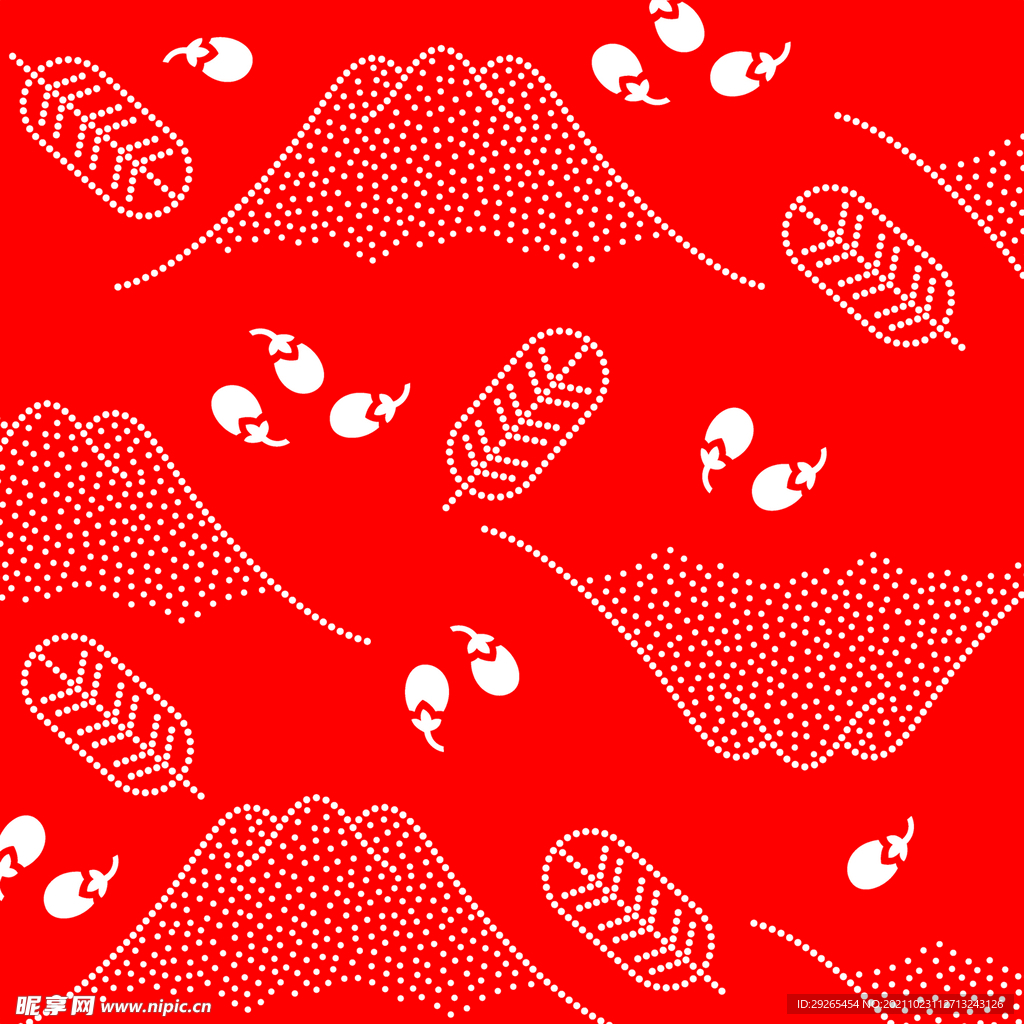 日式花纹           