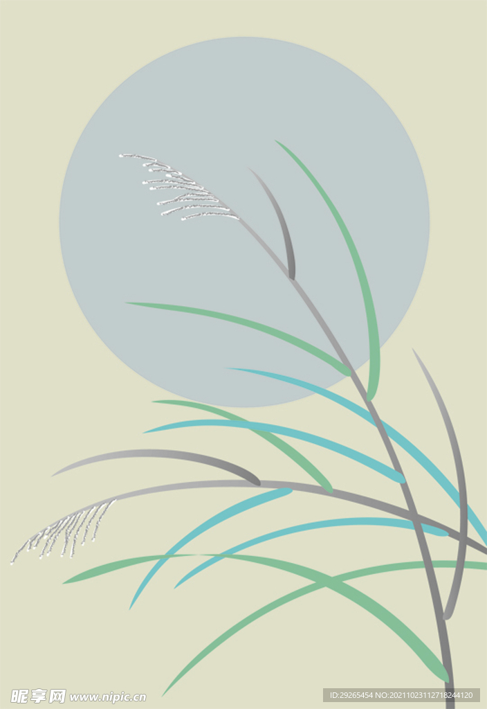 日式花纹           