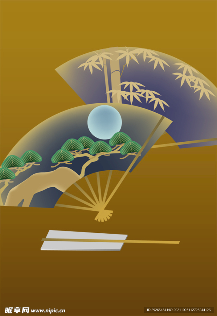日式花纹           