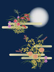 日式花纹           