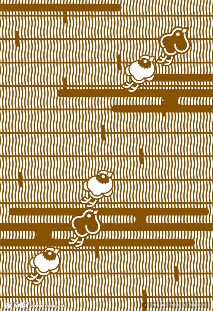 日式花纹           