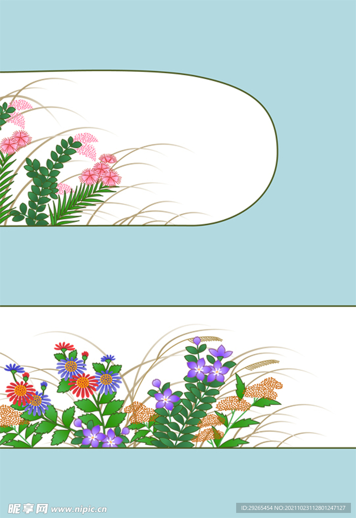 日式花纹           