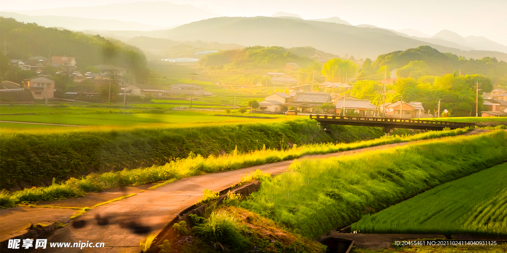 乡村  民间  风景  山 绿