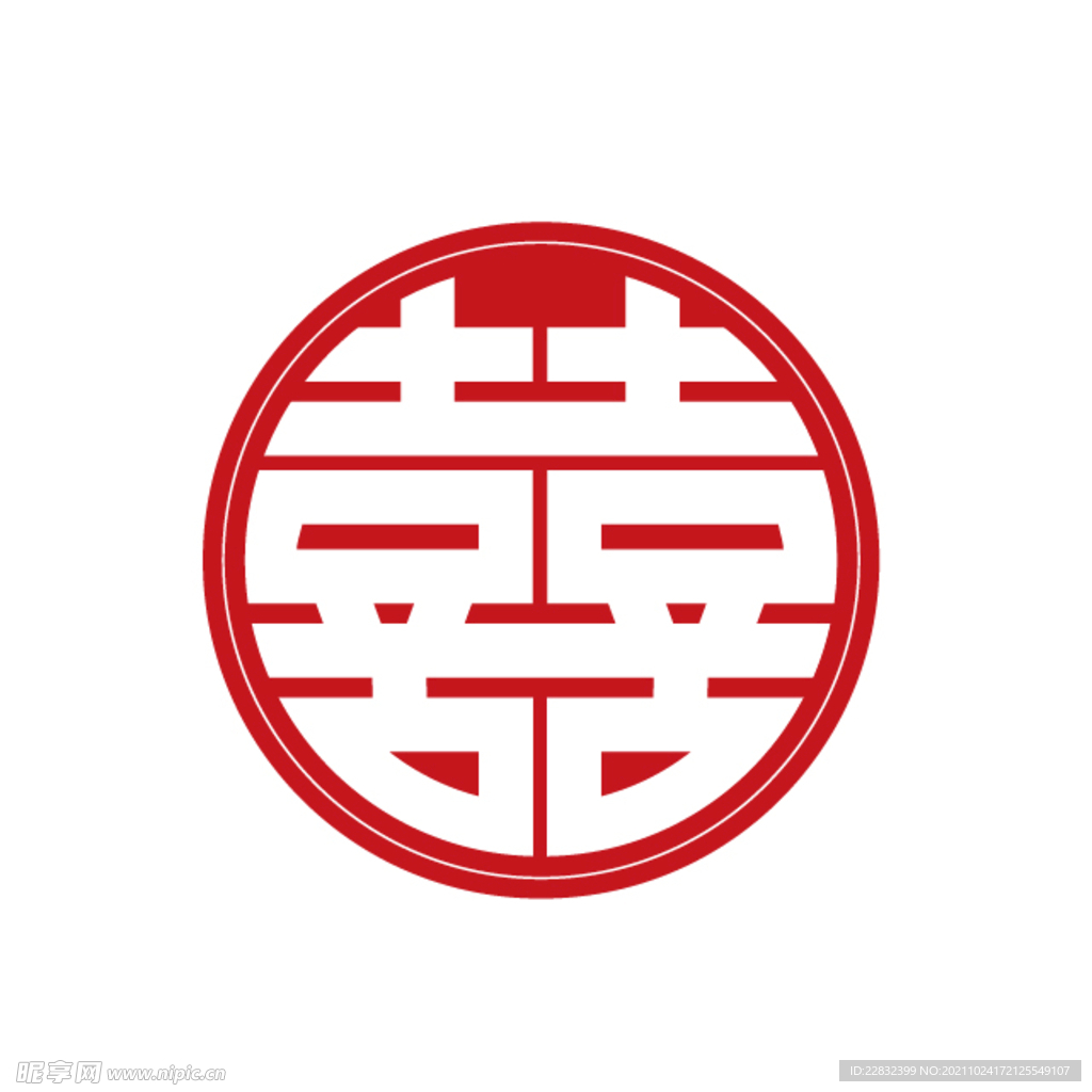 红色喜字