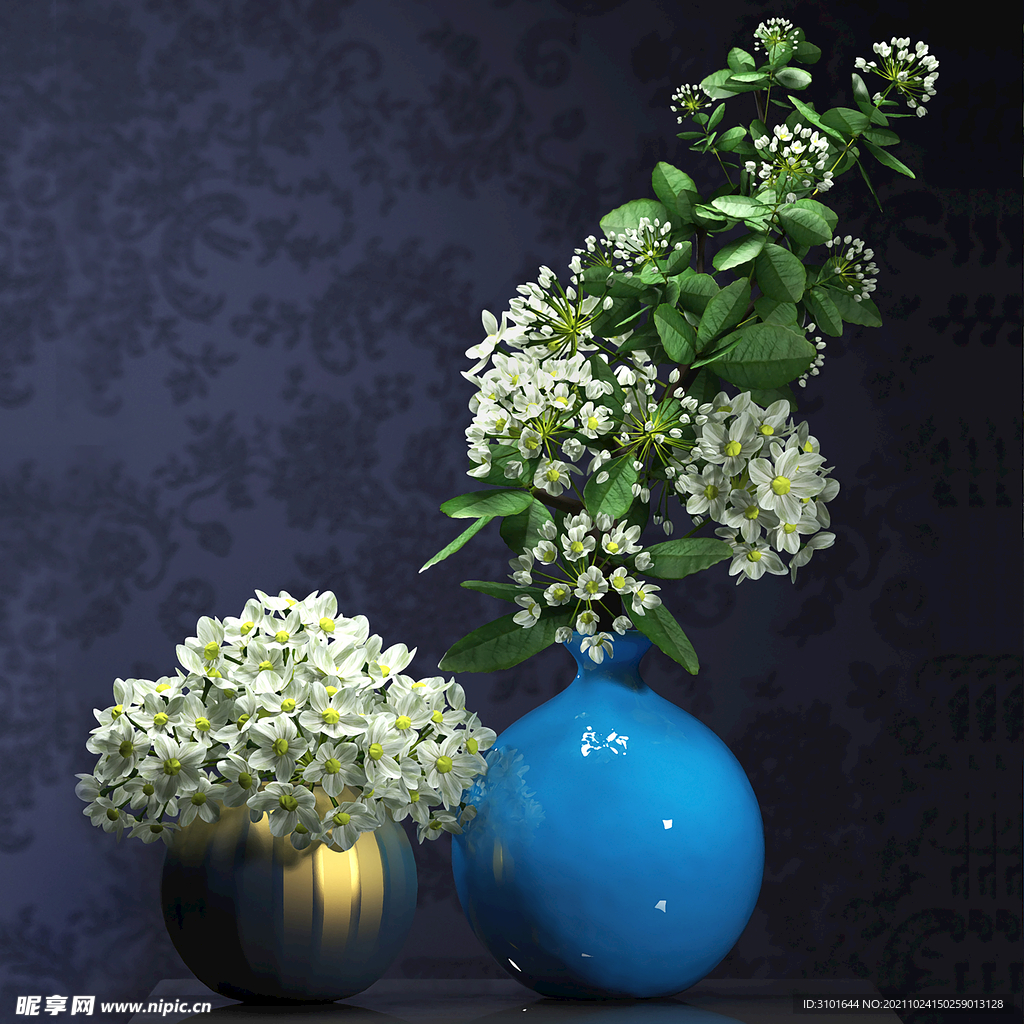 花卉数码油画