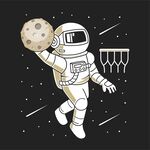 数码印花T恤裁片男装太空人 