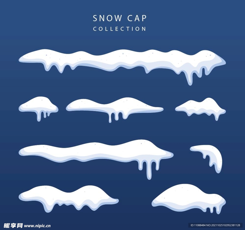 冬天积雪素材