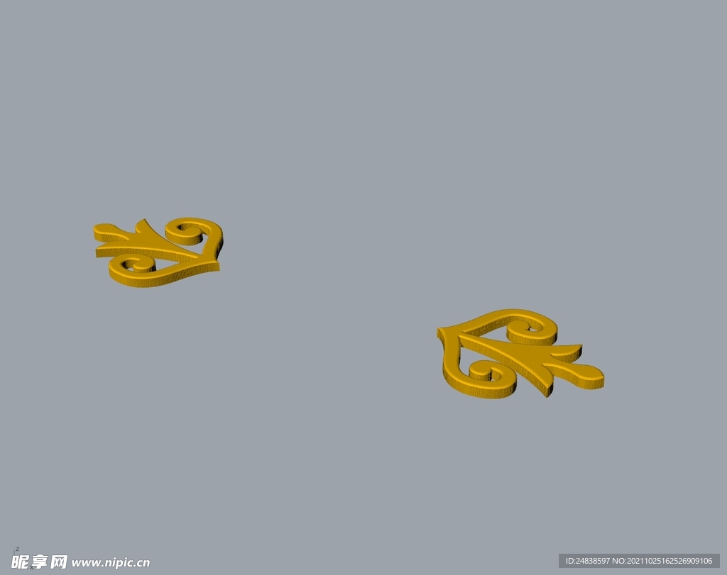  CAD装饰小品3D模型